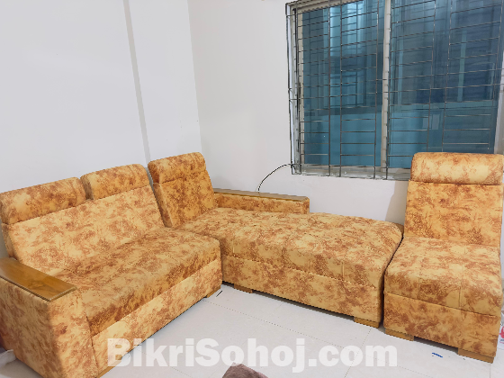 Sofa set with cover